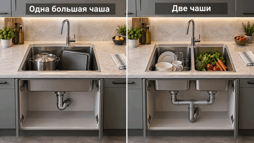 Одна большая чаша или две